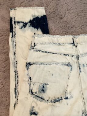 Dior High-Rise Tie-Dye Jeans - White & Navy